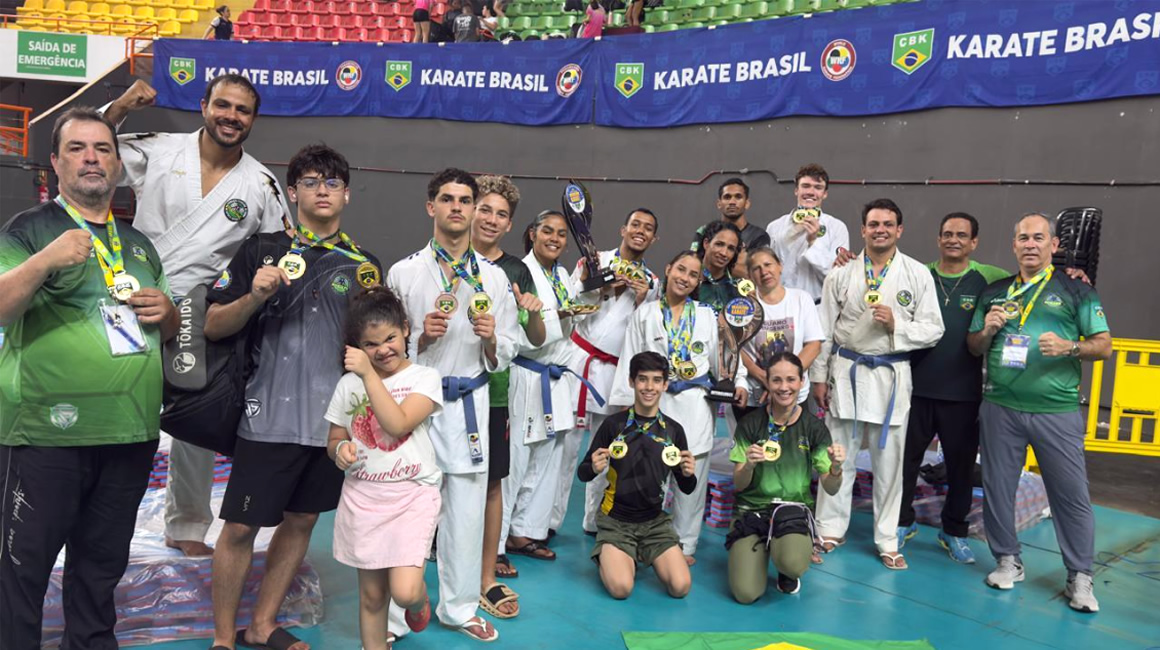 Instituto Hardy conquista vice-campeonato geral por clubes no Brasileiro de Karatê em Goiânia