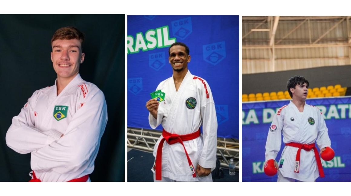 Instituto Hardy terá três atletas representando o Brasil no Mundial de Karatê na Polônia